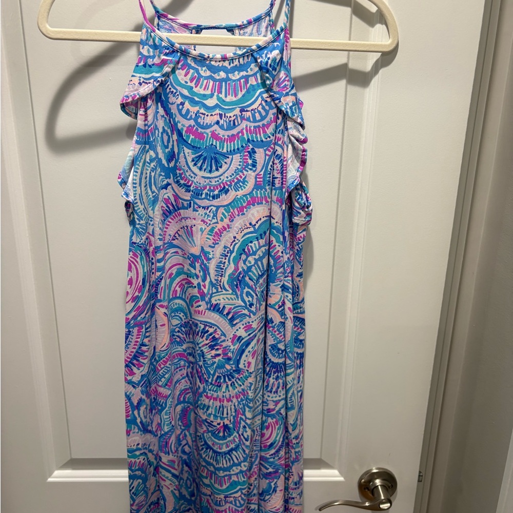 Lilly Pulitzer Blue & Pink Patterned Dress
